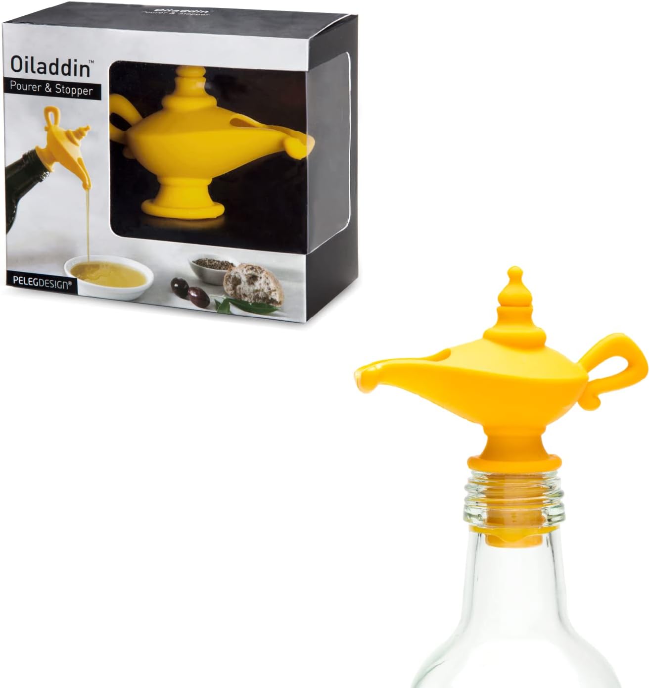Peleg Design Oiladdin Oil Pourer & Stopper