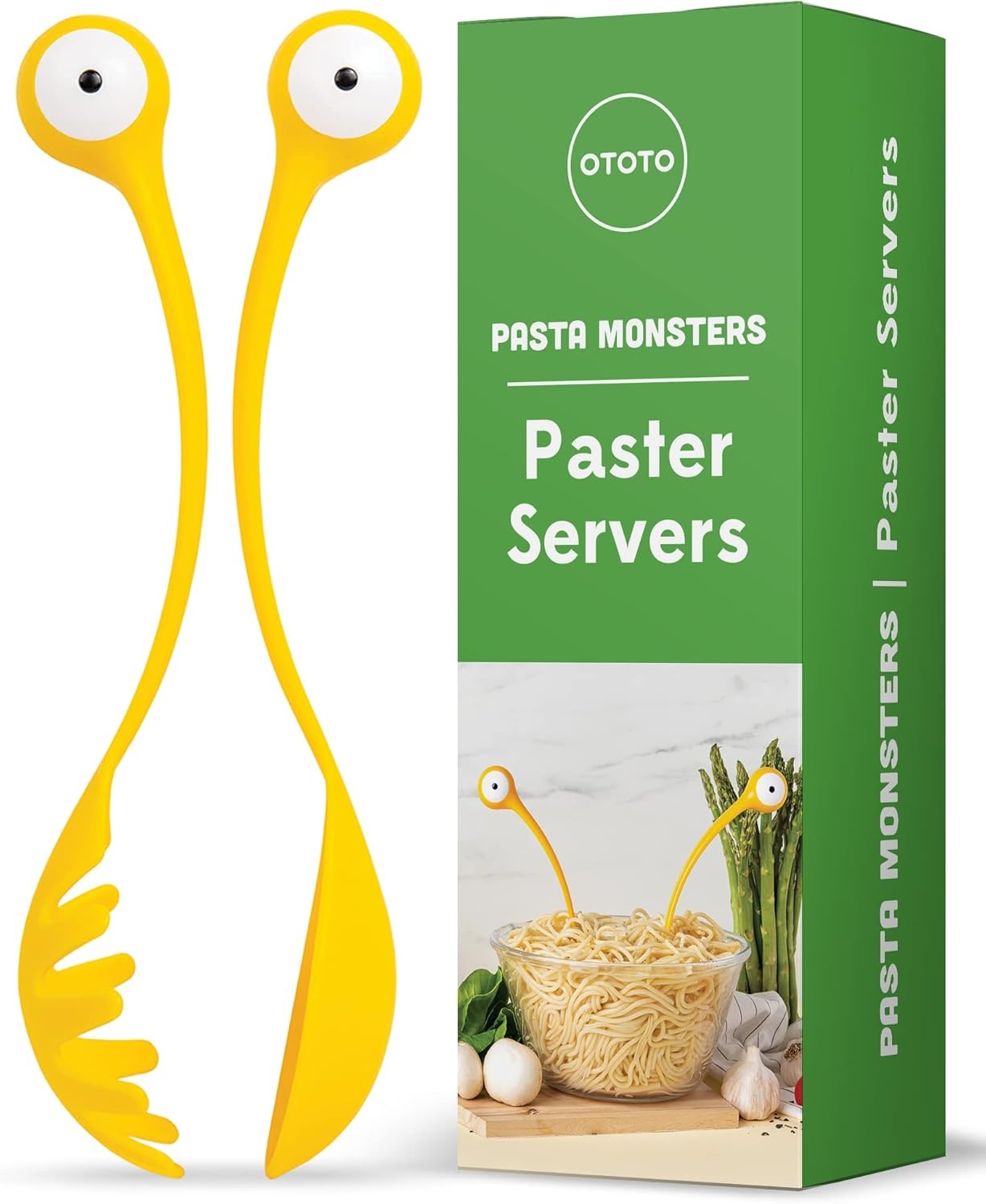 OTOTO Pasta Monsters Salad Servers