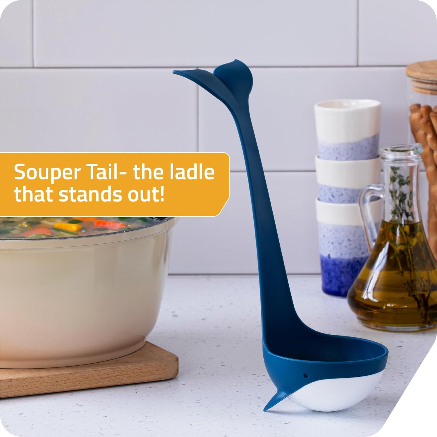 Peleg Design Souper Tail Soup Ladle
