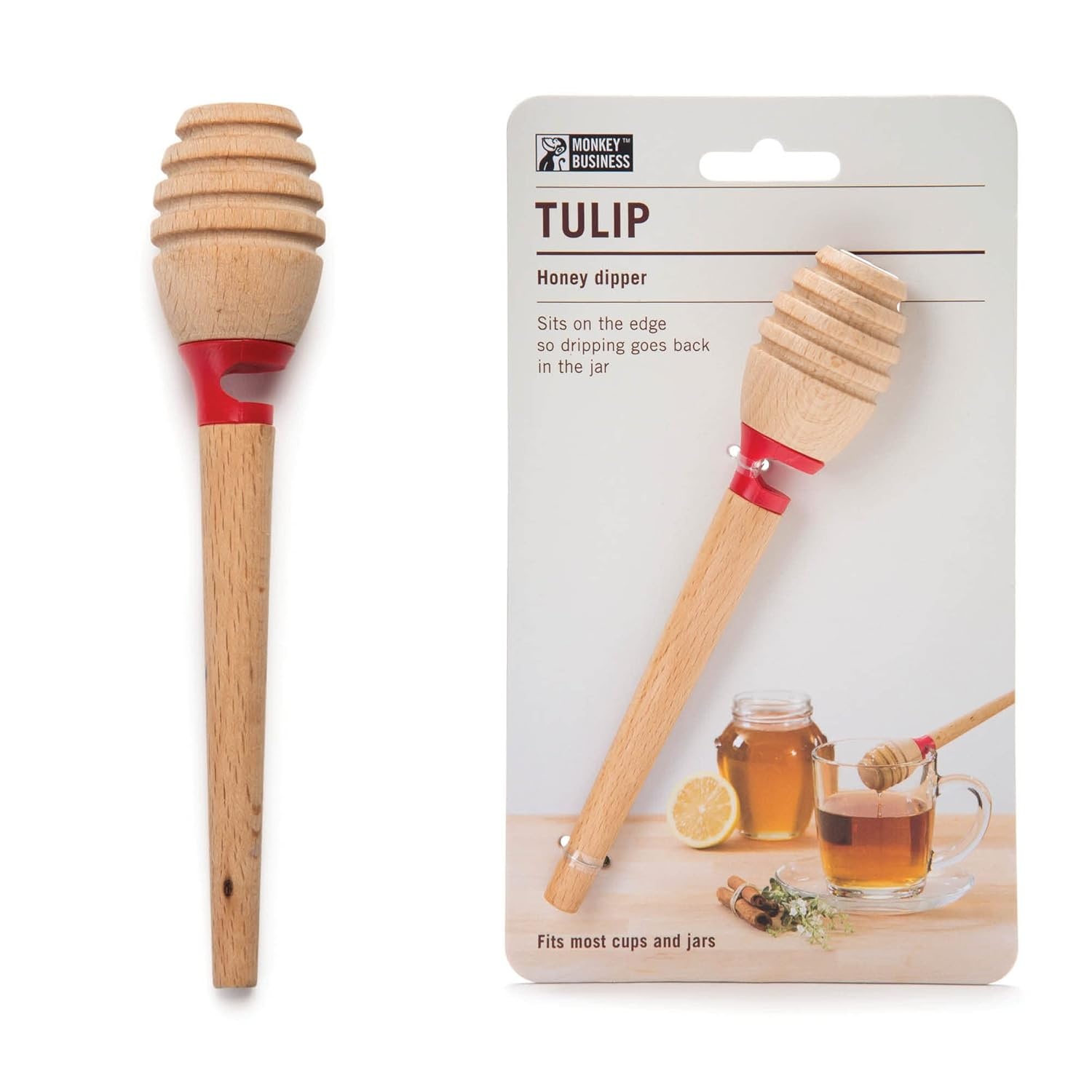 Monkey Business Tulip Honey Dipper