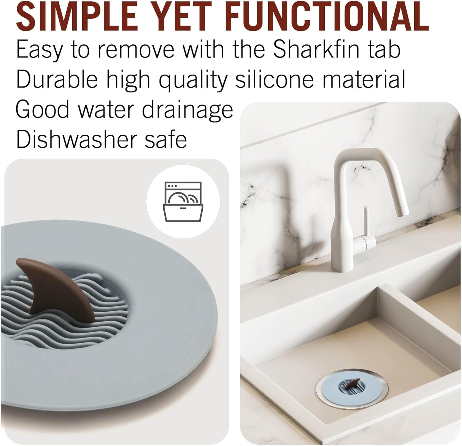 Monkey Business Sinkfin Drain Strainer