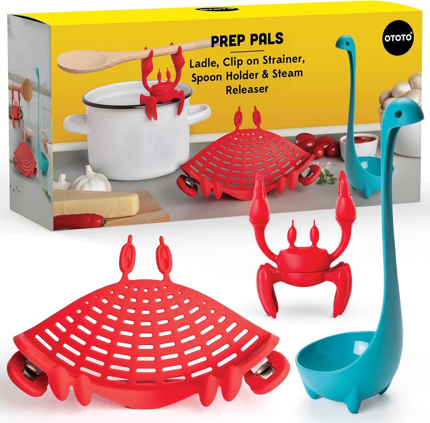 OTOTO Prep Pals Bundle (Red, Nessie, Crabby)
