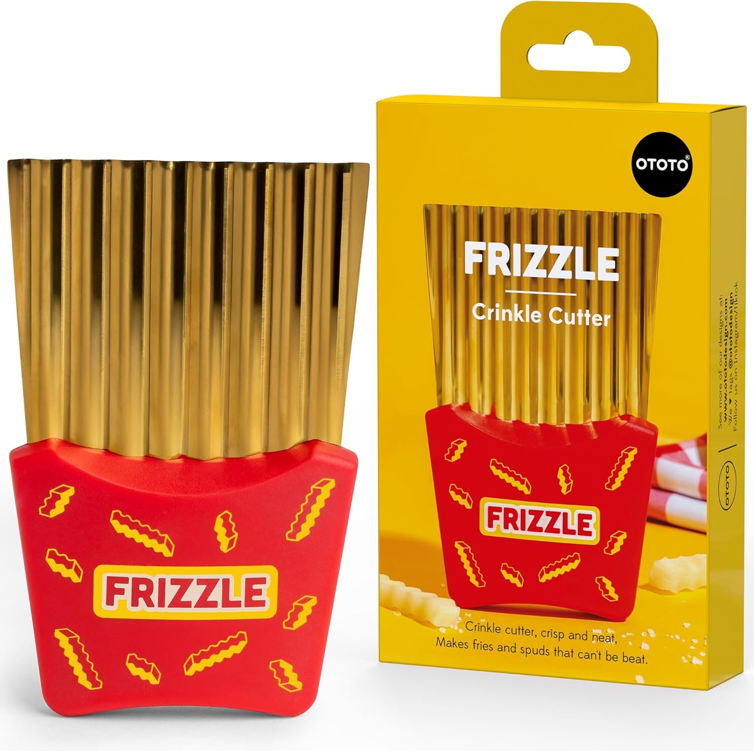 OTOTO Frizzle Crinkle Fry Cutter