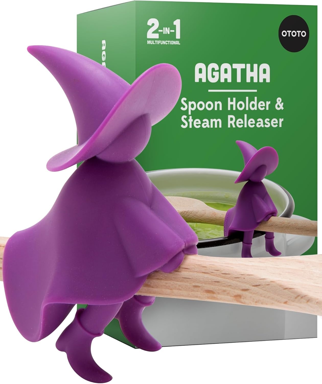 OTOTO Agatha Spoon Holder & Steam Releaser