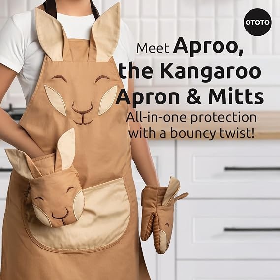 OTOTO Aproo Oven Mitts & Apron Set